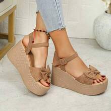 ISPORTE Women Wedges & Platform - 卡其色 - 查看 5