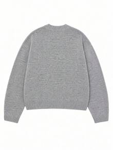 Women's Autumn/Winter Korean Style Grey Cardigan Fall - Grey - View 6