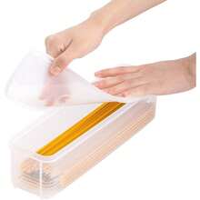 Airtight And Durable Rectangular Kitchen Vegetable And Food Storage Box, Multi-Purpose Portable Container For Home Organization (White) - White - View 4