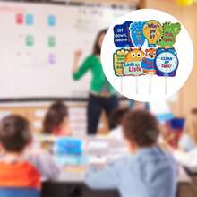 8pcs Teacher Classroom Rules Sign Set - Handheld Boards, Essential For Teaching And Educational Activities - Teacher's Handheld Whiteboard - View 11