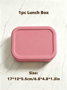 Customized Back To School Silicone Bento Box, Back To School Gift, Personalized Student Food Storage Portable Lunch Box, Practical School Supplies, Suitable For Students, Office Workers, Home Meal, Fruit, Dessert Storage, Leakproof - Multicolor - View 20