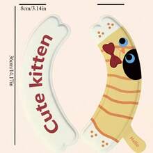 1pc EVA Waterproof Toilet Seat Cover, Printed Cartoon Winter Adhesive Toilet Seat Pad, Washable, Suitable For All Seasons - Multicolor - View 3