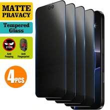XINHONGYU 4片裝全螢幕防窺霧面鋼化玻璃螢幕保護貼，9H 硬度升級邊緣防護、防摔防刮耐用、易安裝無氣泡，相容 iPhone 17 Pro Max/17 Air/16 Pro Max/16 Plus/16E/15 Pro - 4pcs - 查看 35