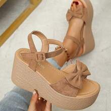 ISPORTE Women Wedges & Platform - 卡其色 - 查看 2