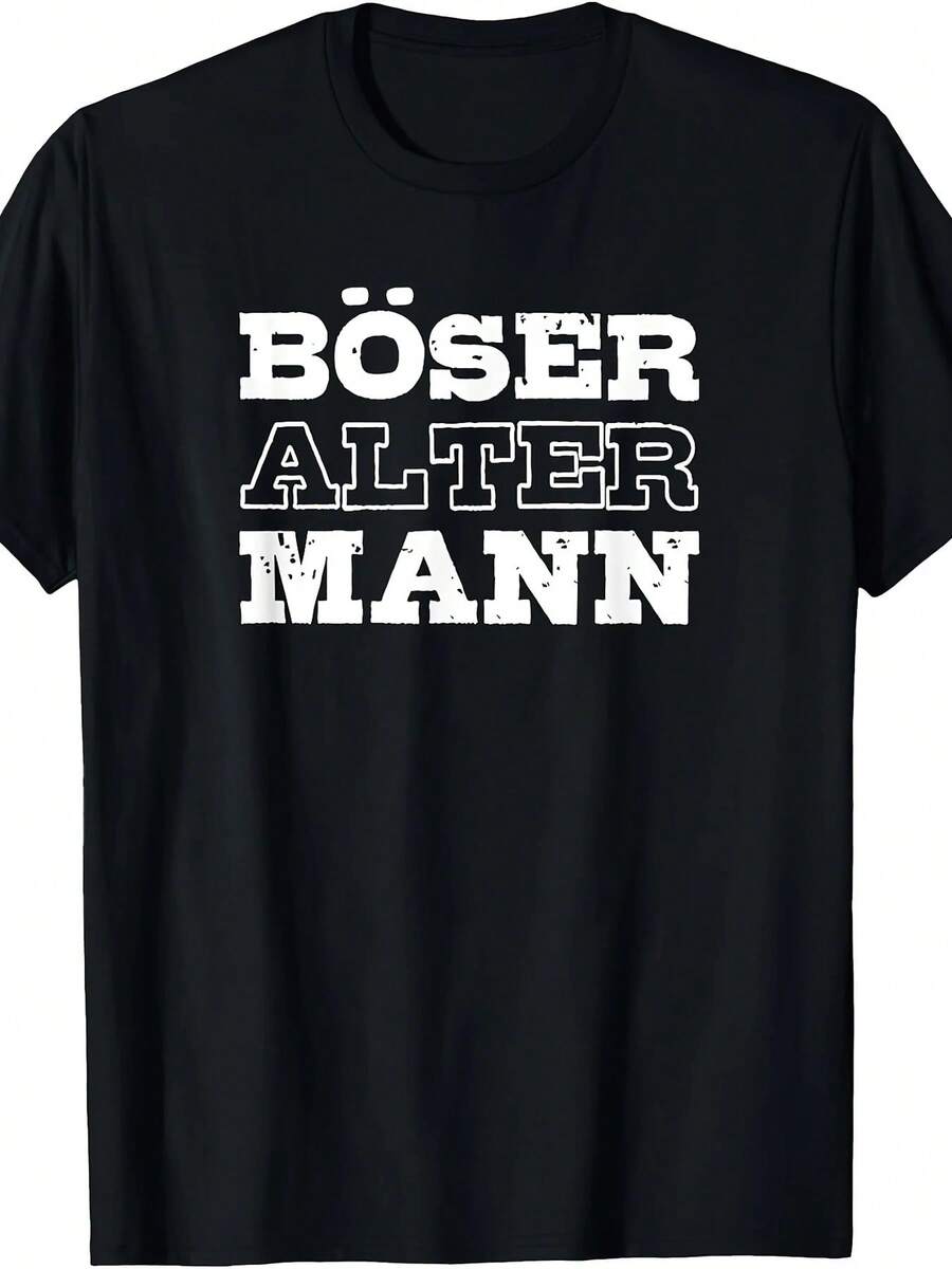 Men T-Shirts - 黑色 - 查看 1