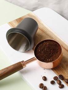 1pc 304 Stainless Steel Coffee Powder Dosing Cup, Espresso Coffee Powder Filter Cup, Anti-Spill Dual Handle Design Coffee Powder Receiver, Suitable For 51/53/58mm Portafilter, Home And Cafe Use - Multicolor - View 6