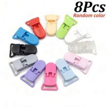 4/8/10/20/30Pcs T-Shaped Plastic Clips With Alligator Clips, These Clips Can Be Used For Handkerchiefs, Towels, Straps, Badges, Durable Multi-Purpose Clips, Suitable For Crafts, Displays, Hanging Decorative Cards (Random Colors, Black, White) - Multicolor - View 19