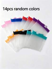 14/1/7pcs Zipper Pill Bags, Reusable Pill Bags, Portable Pill Bags, Self-Sealing Travel Pill Bags With Sliding Lock, For Storing Pills - Multicolor - View 11