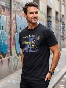 Men T-Shirts - Black - View 3