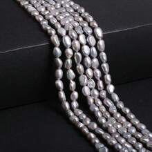 1String 36cm Natural Freshwater Pearl Beads Nugget Beaded For Jewelry Making DIY Charm Bracelet Necklace Accessories - Nugget Pearl - View 5