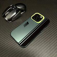 [Spedizione 24h da DE/FR/ES] Custodia per telefono geometrica nera minimalista con doppia striscia da corsa, cover protettiva opaca antiurto, regalo di compleanno e festivo elegante per iPhone 11/11Plus/16e/17/17Air Pro Max, Galaxy S21/S22/S23/S24/S25/S26 Ultra/FE/Edge/Plus, guscio con stampa di linee sportive semplici per appassionati di auto, accessorio quotidiano - 1 - Visualizzare 5