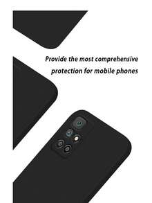 適用於 Redmi/ 黑色啞光手機殼 全包覆鏡頭超薄防指紋純色商務防摔軟殼，全機型啞光黑磨砂殼防滑防汗裸手觸感極簡純色手機保護套，四季通用純黑色啞光商務手機殼，春夏清爽不黏手黑色啞光 Honor 手機殼全包覆防摔耐磨防指紋商務辦公學生通用手機殼，[國際版，非本地版]，適用於 Redmi Note 13Pro+/ 14 Pro 5G/ Note 14 Pro 5G/ 13C/ Note14 163mm/ Note 13 4G/POCO C75/14C 等。啞光黑手機殼，男女通用，輕量柔軟，耐用，全包覆保護手機後蓋 - 黑色 - 查看 5