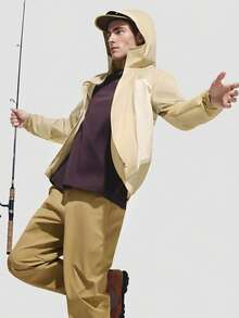 Beneunder Banana Tree Men's Lightweight Sun Protection Rain Jacket TS006 - Baby Blue - View 2