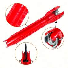 14-In-1 Multi-Function Sink Wrench Universal Bathroom Installation Tool Multi-Purpose Water Pipe Faucet Disassembly Wrench Home Water And Electricity Repair Manual Tool Bathroom Water Pipe Installation Tool Suitable For Bathroom And Kitchen Maintenance Bathroom Sink Faucet Industrial Manual Tool Sink Maintenance Plumbing Tool Easy To Use Tool - 14-in-1 - View 5