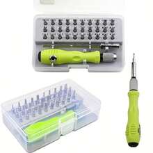 32-In-1 Multi-Function Precision Screwdriver Set, Portable - Mini Magnetic And Flathead Screwdrivers For Repairing Cars, Furniture, Smartphones, Cameras And Small Tools - Multiple Styles - View 4