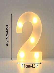 1件 16cm 字幕字母燈，發光字母，LED字母燈，LED發光字符，26個字母與10個數字，適用於派對求婚、生日、Quinceanera裝飾等多種場景 - 彩色 - 查看 37