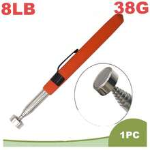 8LB Telescoping Magnetic Pickup Tool With Pen Clip – Stainless Steel Grabber, Ergonomic Grip, Manual For Auto, Construction & Home Repair, Compact Mechanic Tool - A - View 11