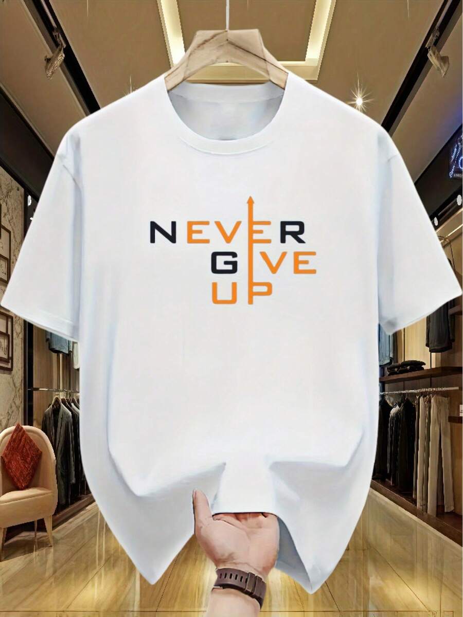 100% Baumwolle Rundhals-T-Shirt mit lockerer Passform für Männer und Frauen, Unisex Digital-Positionierungsdruck NGR-2 Muster, lässiges Kurzarm-T-Shirt aus reiner Baumwolle, bequeme Sportbekleidung für junge un - Weiss - Übersicht 1