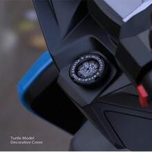 Motorcycle One-Key Start Button Protective Cover Key Hole Ignition Lock Electric Scooter Protective Cover Ignition Decorative Ring Cap - Multiple Styles - View 3