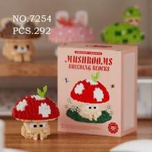Dekorasi Meja Seri Jamur Lucu, Hadiah Liburan Ideal, Set Mainan dan Dekorasi Ruangan dari Bahan ABS Tahan Lama, Halloween, Pemberian Hadiah - MultiWarna - View 15