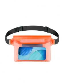 Large Capacity Waterproof Phone Pouch, Triple Seal Touchscreen Waterproof Phone Waist Bag, Suitable For Swimming, Rafting And Diving Water Sports, Ensures Dry Phone Storage, Ideal For Summer Vacation, Diving, Swimming, Beach - Multicolor - View 9