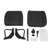 YUNRUX Universal Forklift Seat Tractor Seat With Armrest & Seat Belt Riding Mower Seat - 彩色 - 查看 7