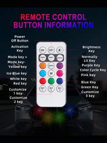 4/2pcs Wireless LED Strobe Lights With Remote Control, USB Rechargeable, 8-Color High Brightness Waterproof Anti-Collision Warning Lights, Suitable For Cars, Motorcycles, Drones, Trucks, Bicycles (Activate Before Use, Unplug After 2 Seconds Of Powering On) - Airplane Lights - View 11