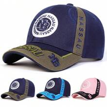 1 buah Topi Baseball Pria dengan Huruf DC, Topi Olahraga Modis dengan Desain Patchwork, Topi Kasual Pelindung Matahari yang Dapat Diatur untuk Aktivitas Luar Ruangan, Cocok untuk Perjalanan Musim Semi dan Gugur, Pantai, Pesta - MultiWarna - View 12