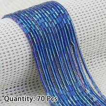 70pcs 5mm Colorful Crystal Tube Beads DIY Jewelry Making Accessories For Necklace, Bracelet, Pendant, Loose Beads - Crystal Tube - View 22