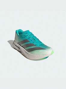 Adidas Men's ADIZERO BOSTON 13 Performance Fiberglass Column Professional Racing Running Shoes KK4990 - Mint Green - View 3