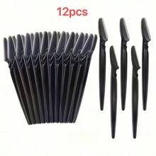 60pcs Eyebrow Trimmer And Razor Set, Exfoliating Shaving Tool, Body Hair Removal Trimmer And Facial & Kit, Long Handle Blades With Precision Protective Cover, Women's Eyebrow Grooming Tool, Suitable For Daily Or Travel Use, Face Razor - Multicolor - View 10