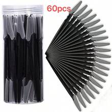 60pcs Eyebrow Trimmer And Razor Set, Exfoliating Shaving Tool, Body Hair Removal Trimmer And Facial & Kit, Long Handle Blades With Precision Protective Cover, Women's Eyebrow Grooming Tool, Suitable For Daily Or Travel Use, Face Razor - Multicolor - View 9