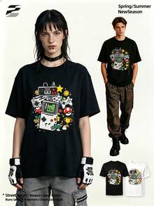 Men T-Shirts - Hitam - View 1