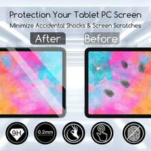 2pcs High Definition Tempered Glass Screen Protector, Compatible With IPad, Compatible With IPad A16 2025 11th Gen/Apple, Anti-Scratch, High Clarity, Anti-Fingerprint, Easy Installation, Anti-Shatter, Bubble-Free, Daily Essential Screen Protection. Screen Protector, Compatible With Office And Home Tablet Screen Protection, Compatible With IPad Air 11-Inch (M5/M4/M3/M2) 2026/2025/2024 11" 13" - Clear - View 7