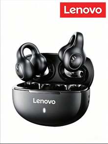 Lenovo EA420 耳夾式無線耳機 清晰音樂音質 長待機 藍牙 開放式運動耳機 - 月岩白 - 查看 2