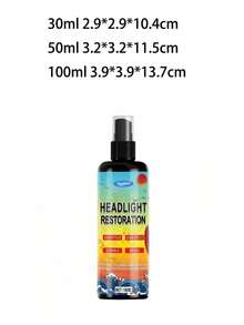 KineShineX Car Headlight Yellowing Repair Polishing Agent, Car Wash Bulb Polishing Repair Spray, Car, Motorcycle And Truck Headlight And Rearview Mirror Cleaner, Car Accessories - Multicolor - View 8