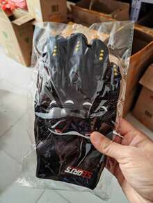 2pcs Full Finger Motorcycle Gloves, Touchscreen Carbon Fiber Knuckle Protection, Off-Road Motorcycle, ATV, Riding, Breathable, Anti-Slip, Shock-Absorbing, Men's And Women's Racing Riding Sports Gear - Multicolor - View 4