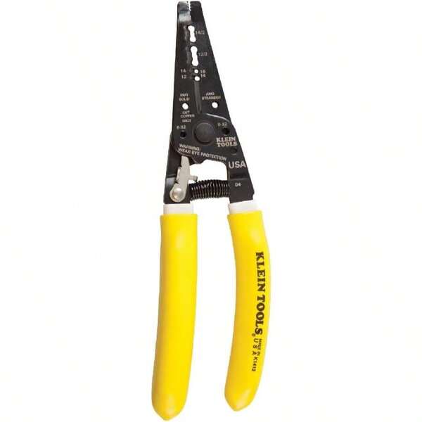 K1412 Wire Cutter/ Stripper, Made In USA, Dual NM Stripper And Cutter Solid Copper, Strips 12 And 14 AWG