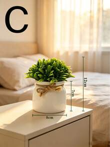 Artificial Potted Plants, Mini Artificial Greenery Planter, Artificial Turf Potted Plants Home Decor Accessories, Small Artificial Plants Home Decor, Wedding Decoration Artificial Flowers, Fake Flowers, Suitable For Gifts, Back To School Season Essentials - Multicolor - View 10