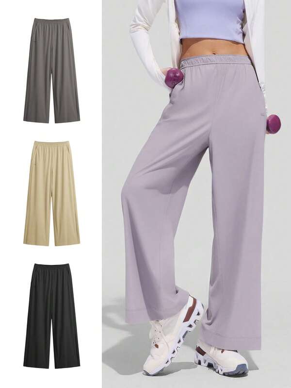 Beneunder Women's Breathable Wide-Leg Sun-Protection Pants AS010