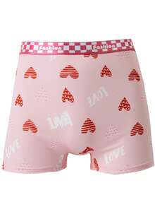 5pcs High Waist Plus Size Panties, Comfortable Fashion Design, Solid Color & Printed Pattern, Breathable Fabric, Non-Slip Fit - Multicolor - View 5