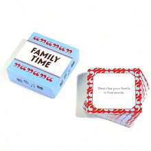 1pc Card Board Game For Couples Party Gathering Family Time - Mint Blue - View 4