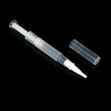 Bolígrafo transparente de 5ml con giro | Bolígrafo de esmalte de uñas recargable y vacío con cabezal de cepillo | Aplicador de brillo labial cosmético | Tubo de suero para crecimiento de pestañas | Bolígrafo de aceite de cutícula | Dispensador de aceite esencial | Herramienta de maquillaje portátil adecuada para belleza DIY, salón, hogar y cuidado personal - transparente - Ver 10