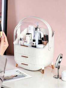 Cosmetic Storage Box, High-End Acrylic Desktop Vanity Drawer Organizer For Perfume And Skincare Products - Multicolor - View 9