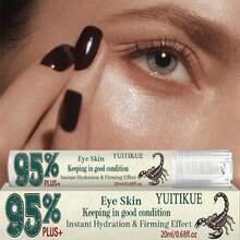 YUITIKUE Roller Ball Eye Serum, Hydrating Firming Eye Skin Care Essence, Portable Roll-On Eye Treatment For Under Eye Area, 20ml Moisturizing Eye Lotion For Women, Refines Eye Texture, Ideal For Daily Morning & Night Eye Skincare Routine - 20ml - View 2