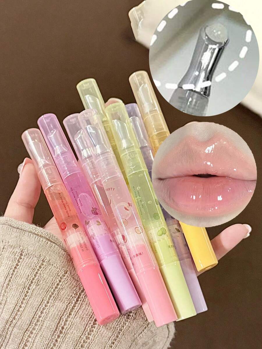 Fruity Glow 保湿润唇精华 - 滋养、不粘腻、防止干裂、淡化唇纹 - 彩色 - 查看 1