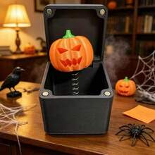 1pc Halloween Surprise Gift Box, Pumpkin Shaped Gift Box, Prank Gift Box, Funny Gift Box, Exclusive Gift Box, Adult Prank Pop-Up Gift Box, Funny Prank Gift Box, Office Desk Decor, Christmas - Multicolor - View 9