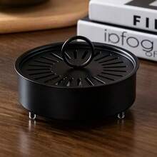1pc Exquisite Mosquito Coil Holder With Lid, Fire-Resistant Incense Burner, Suitable For Indoor And Outdoor Home Use, Decorative Aromatherapy Burner With Ash Tray, Stable Base, Elegant Design, Suitable For Bedroom, Patio, Camping, Travel And Daily Home Decor - Multiple Styles - View 15