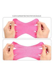 1pc Elastic Knee Support, Pre-Cut Fixed Support, Anti-Friction Sports Fitness Bandage, Muscle Effect Patch, Strap, Muscle Tape, Micro-Perforated Breathable, High Elasticity - Multicolor - View 2