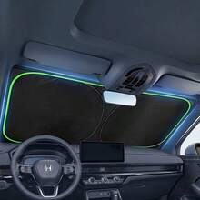 Car Sun Shade, Heat Insulation Sun Curtain, Front Windshield Sunshade, Car Window Sunshade, Universal For Off-Road Vehicles, Heat Reflective Sunshade With Double Layer Insulation, Foldable Sun Protection Cover For UV Protection And Interior Cooling - Multiple Styles - View 5